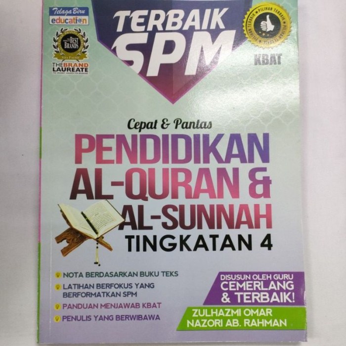 Pendidikan Quran Sunnah Tingkatan
