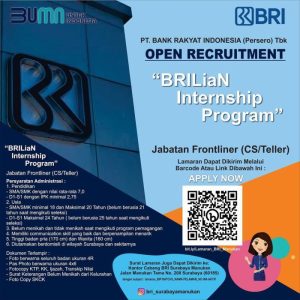 Lowongan Kerja Teller Bank BRI Di Kabupaten Merangin
