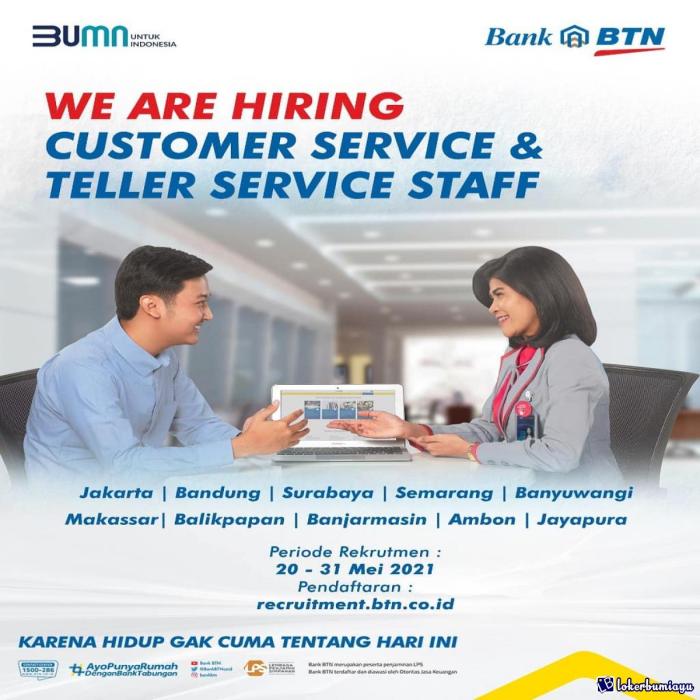 Lowongan Kerja Teller Bank BRI Kabupaten Katingan Desember 2025 (Apply Now) 2 Lowongan Kerja Teller Bank BRI Di Kabupaten Katingan