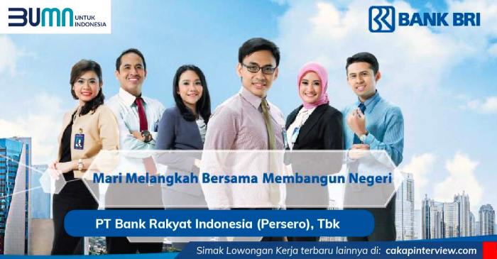 Lowongan kerja teller bri syariah Lowongan Kerja Teller Bank BRI Di Kabupaten Nabire
