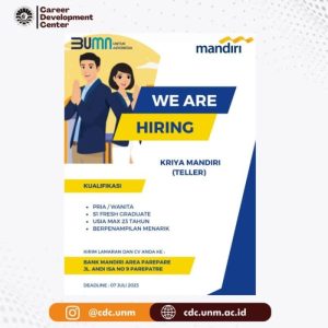 Lowongan Kerja Teller Bank BRI Di Kabupaten Majene
