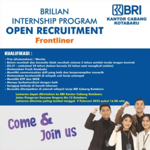 Lowongan Kerja Teller Bank BRI Di Kabupaten Teluk Wondama