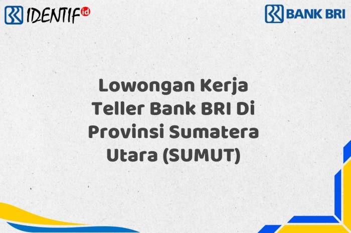 Lowongan Kerja Teller Bank BRI Di Provinsi Maluku