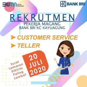 Lowongan Kerja Teller Bank BRI Di Kabupaten Maluku Tenggara Barat