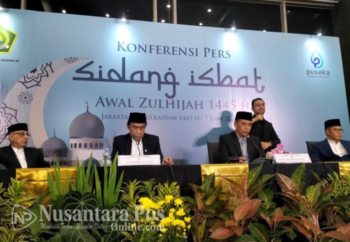 Hasil sidang isbat idul adha 2025