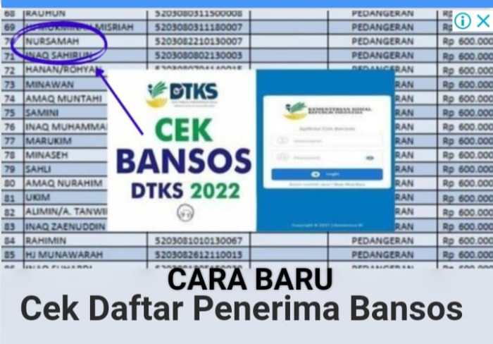 Cek bansos kemensos.co.id