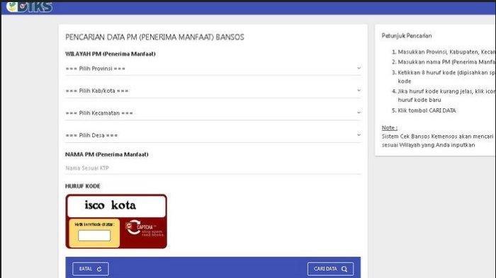 Cek bansos kemensos go id 2024 terbaru hari ini