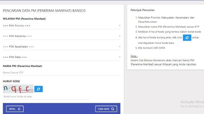 Login cek bansos kemensos go id 2024 Sekarang! Info Bansos Rp 600 ribu ... Cek bansos kemensos go id 2024