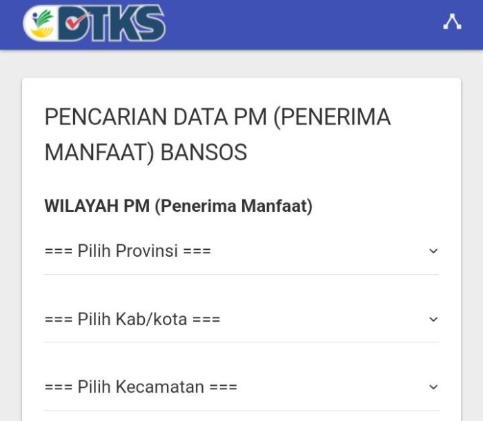 Cek kemensos go id
