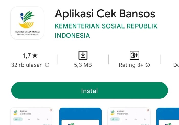 Cek bansos