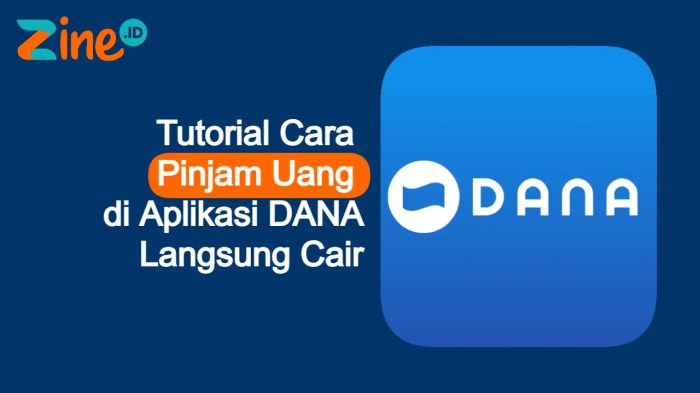 Cara pinjam di dana