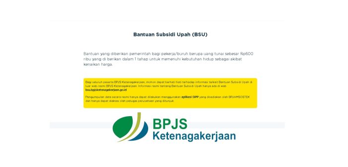 Bpjs ketenagakerjaan cek penerima bsu