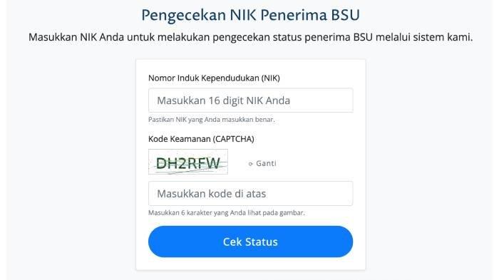 Cek bsu kemnaker 2025