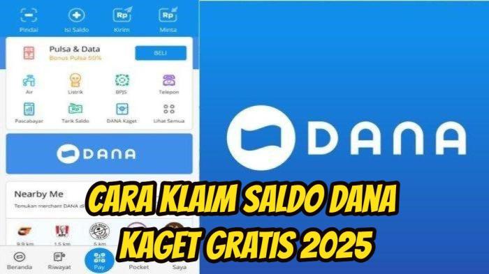 Saldo dana gratis 2025