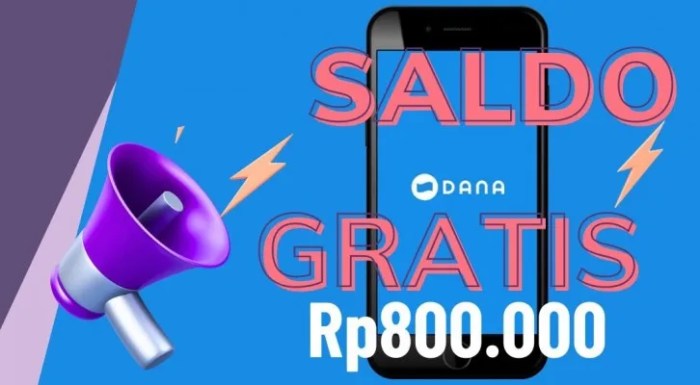 Klaim saldo dana gratis