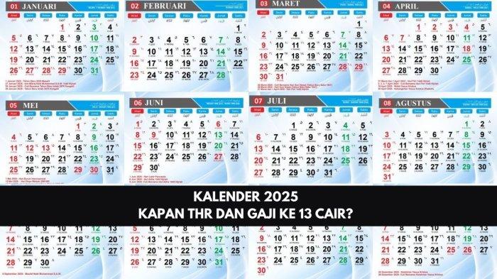 Gaji 13 pensiunan 2025 kapan cair