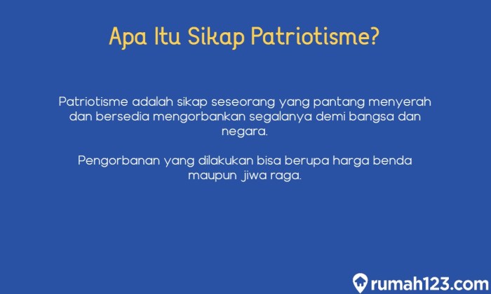 Patriotisme adalah