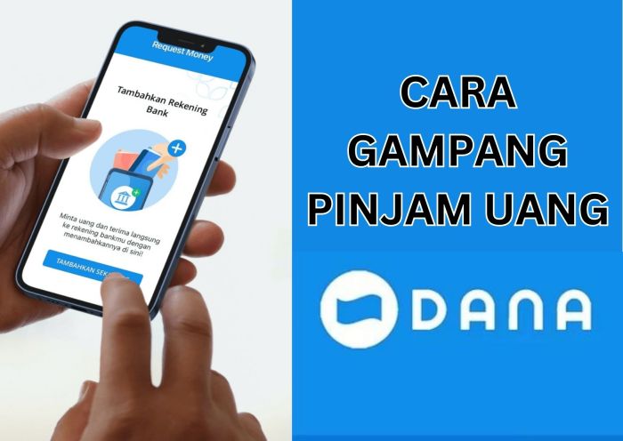 Cara pinjam uang di aplikasi dana