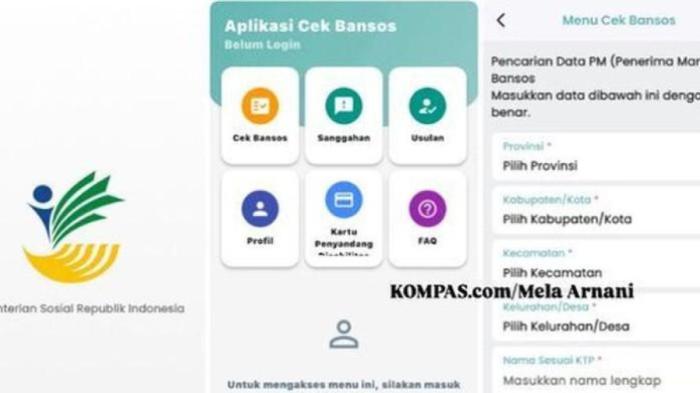 Aplikasi cek bansos