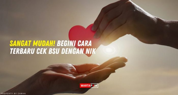 Cek bsu dengan nik