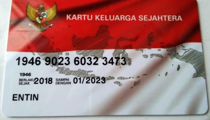 Kartu keluarga sejahtera